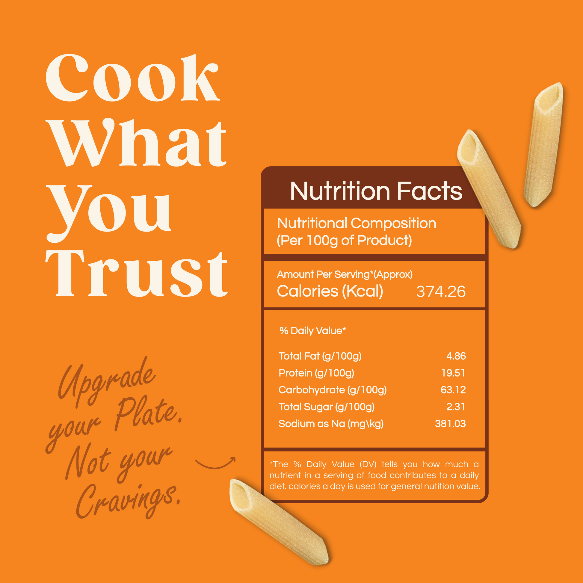 Ekomé Chickpea Pasta - gluten-free high-protein penne pasta, 400g pack